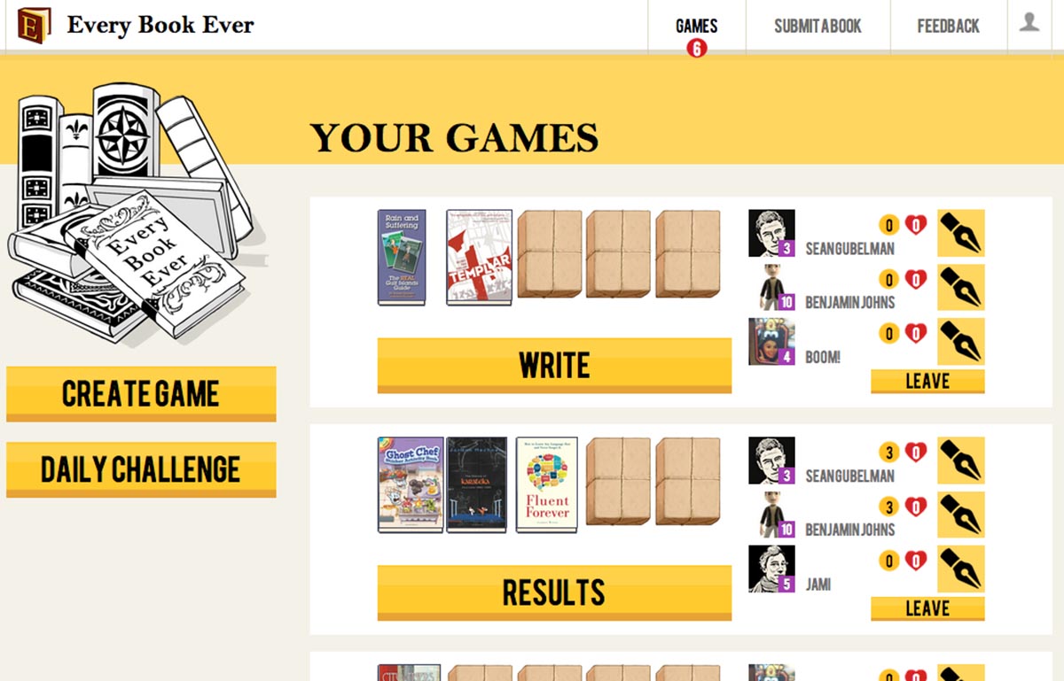 Every Book Ever screenshot